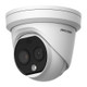 Thermal & Optical Bi-Spectrum Network Turret Camera 2.1mm Lens - White - DS-2TD1228-2/QA Thermal & Optical Bi-Spectrum Network Turret Camera 2.1mm Lens - White - DS-2TD1228-2/QA